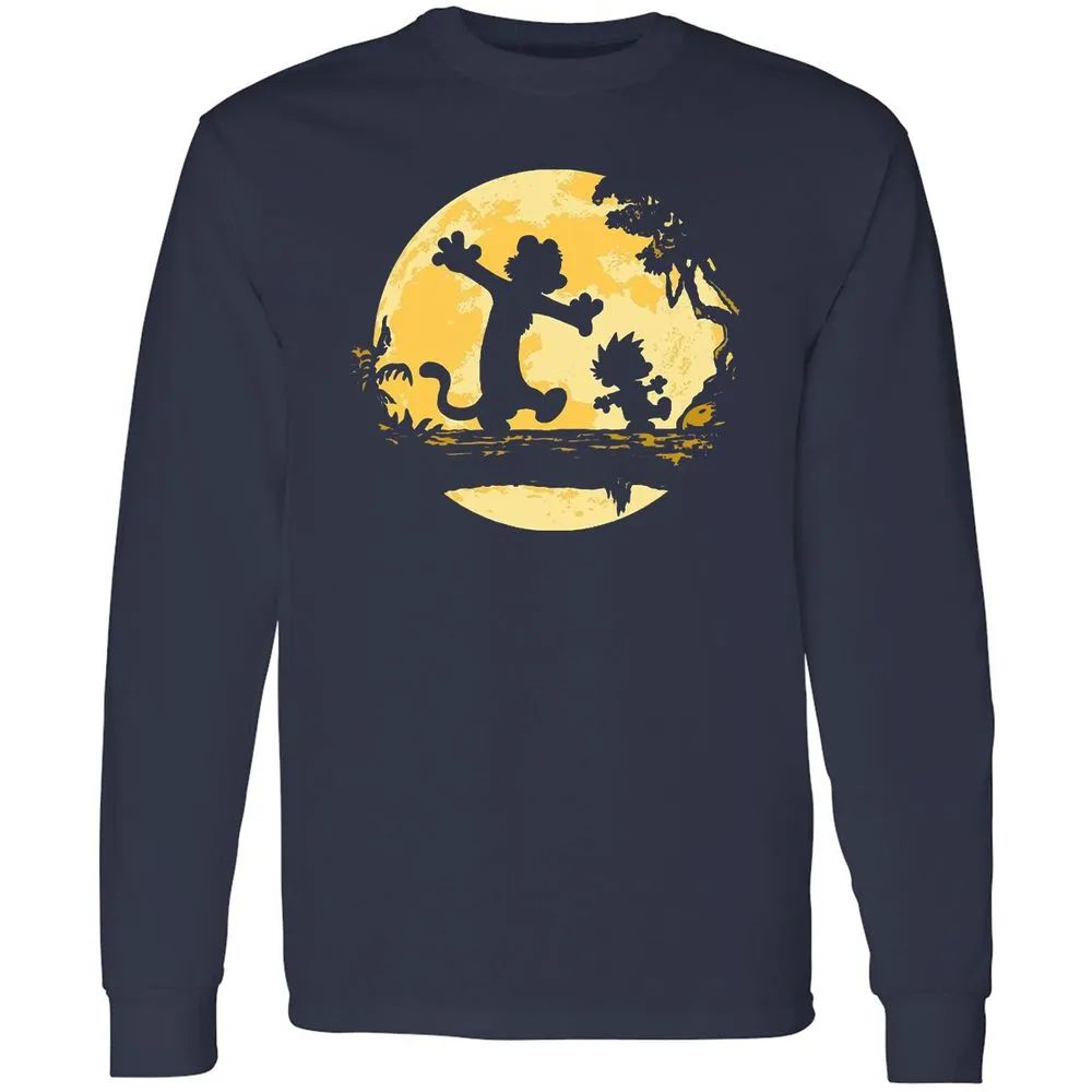 Long Sleeve T-Shirt - Z28PFUK9 - Navy - 2