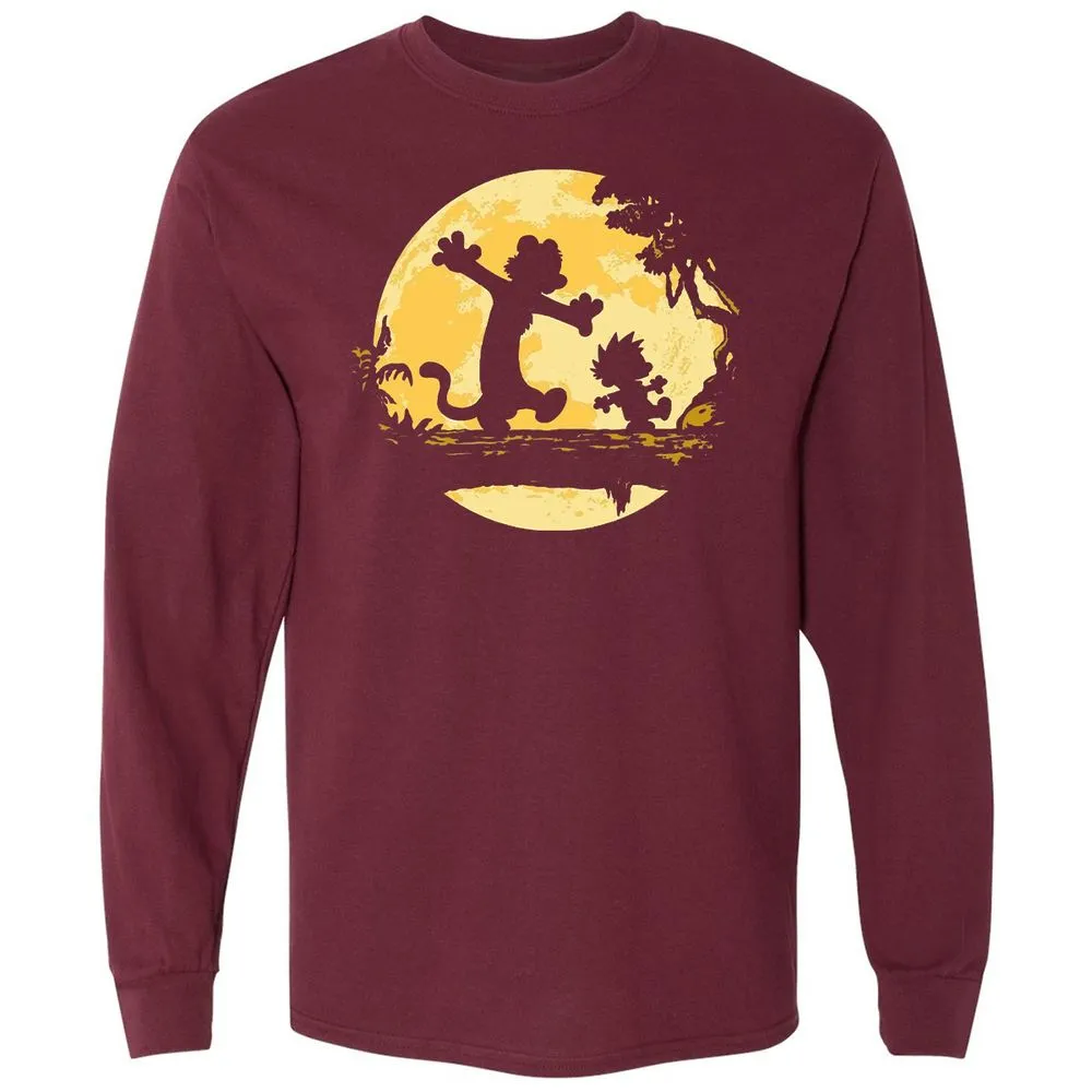 Long Sleeve T-Shirt - Z28PFUK9 - Maroon - 11