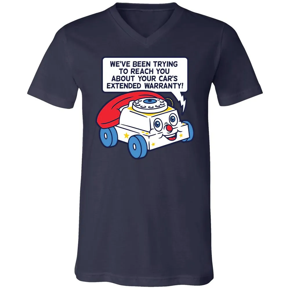 Unisex V-Neck T-Shirt - Black - Navy - 2