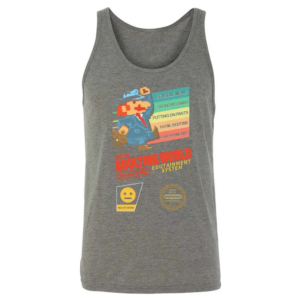 Unisex Jersey Tank - DAV5KT75 - Grey Triblend - 8