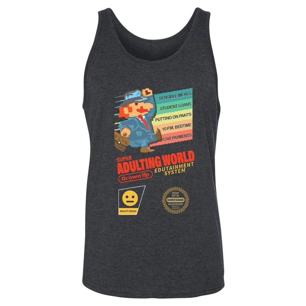 Unisex Jersey Tank - DAV5KT75 - Dark Grey Heather - 6