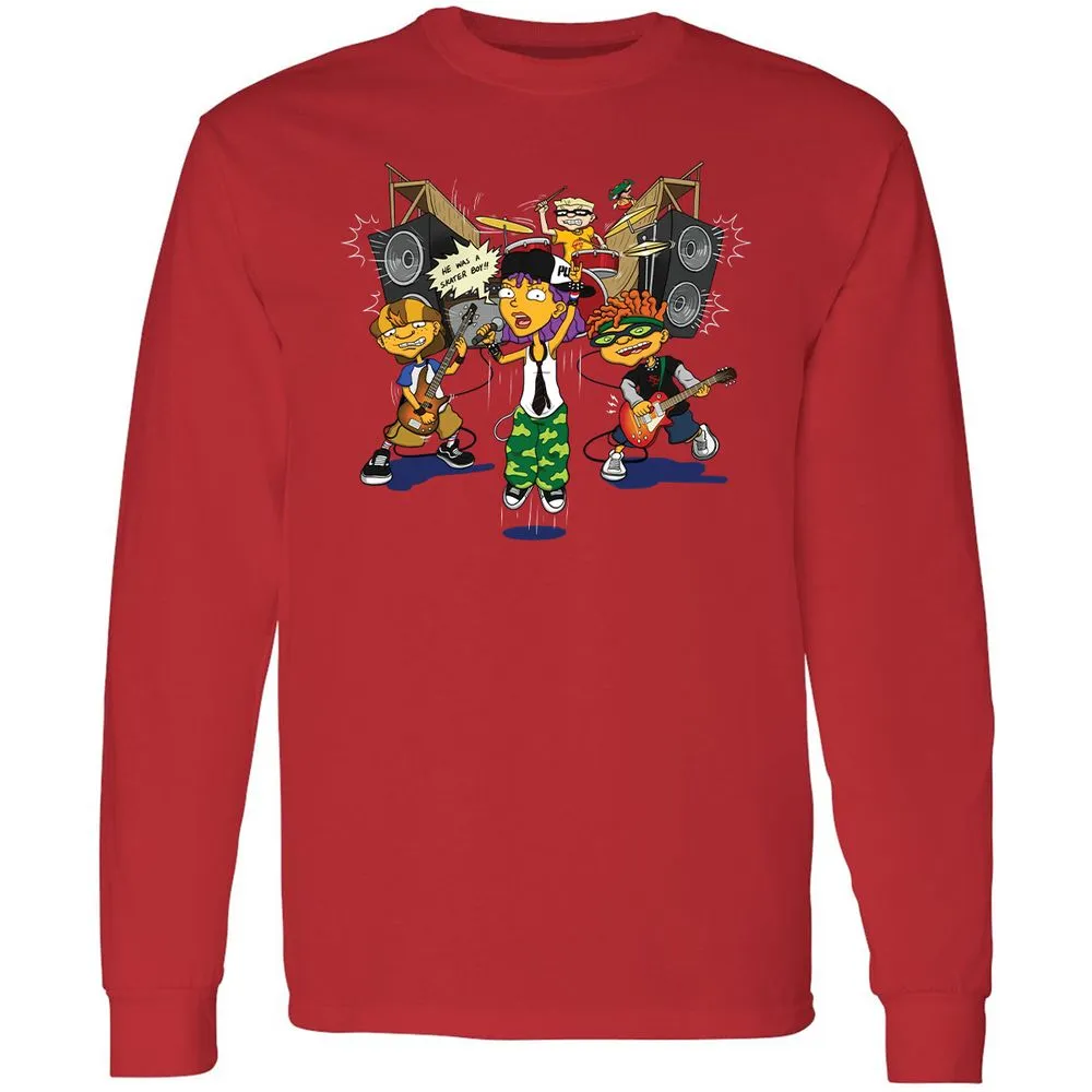Long Sleeve T-Shirt - H8T3TJKE - Red - 14
