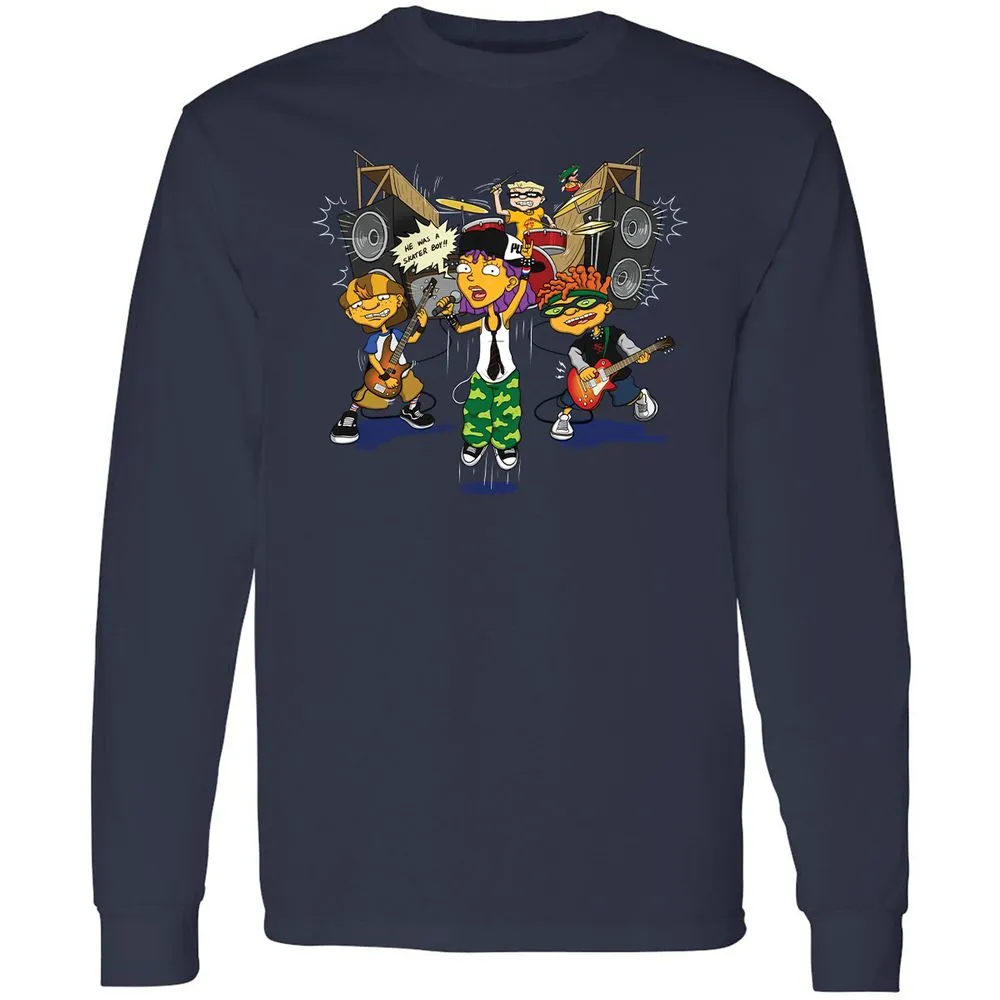 Long Sleeve T-Shirt - H8T3TJKE - Navy - 2