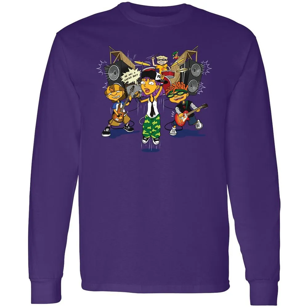 Long Sleeve T-Shirt - H8T3TJKE - Purple - 13