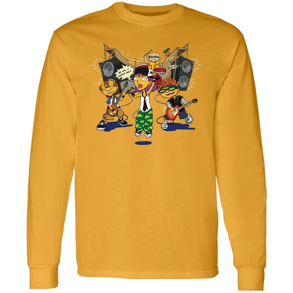 Long Sleeve T-Shirt - H8T3TJKE - Gold - 9