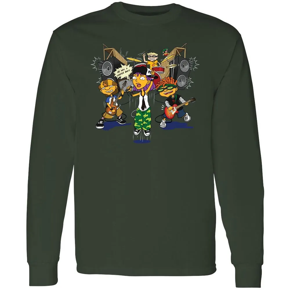 Long Sleeve T-Shirt - H8T3TJKE - Forest Green - 4