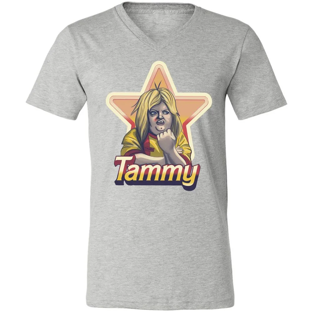 Unisex V-Neck T-Shirt - Z1E6VMPG - Athletic Heather - 7