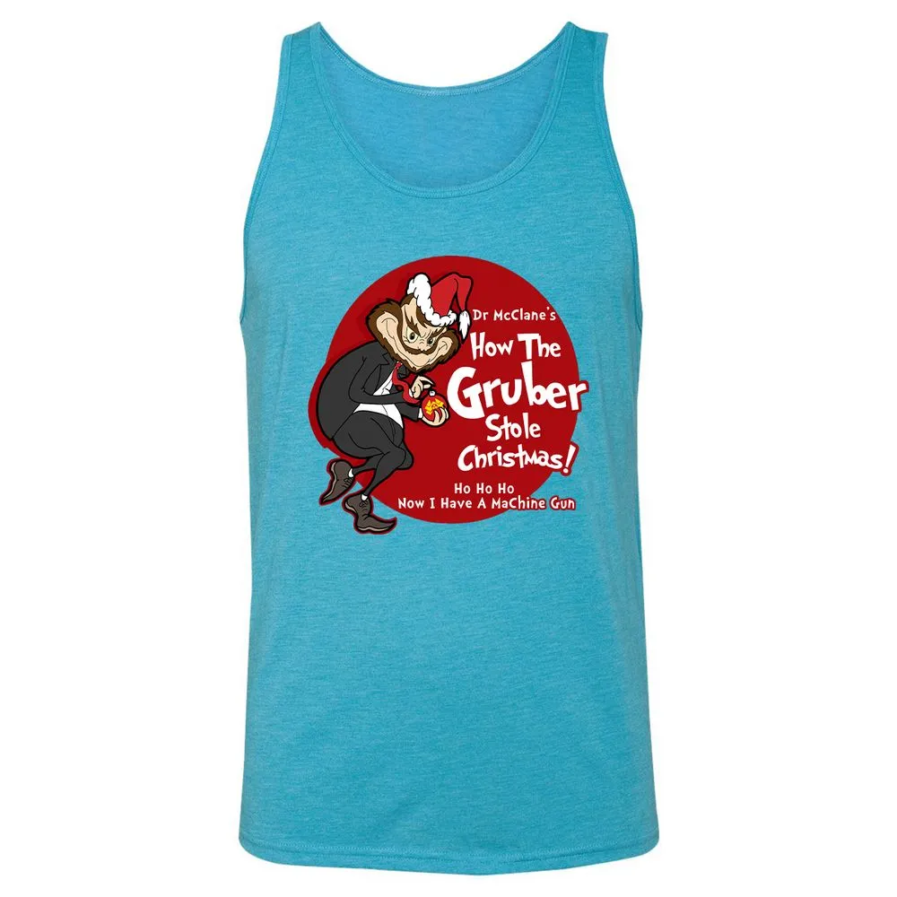 Unisex Jersey Tank - 8FQNWF9S - Aqua Triblend - 3