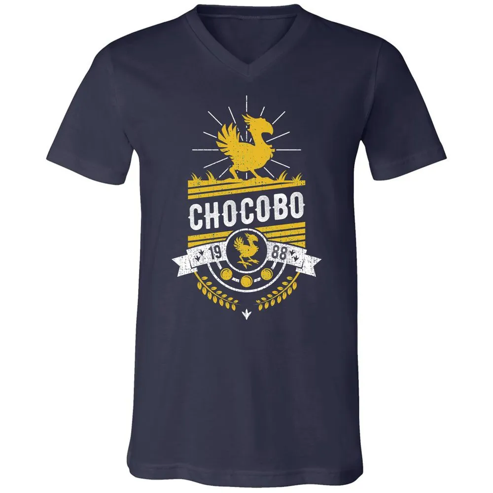 Unisex V-Neck T-Shirt - 16Q8U9QS - Navy - 2