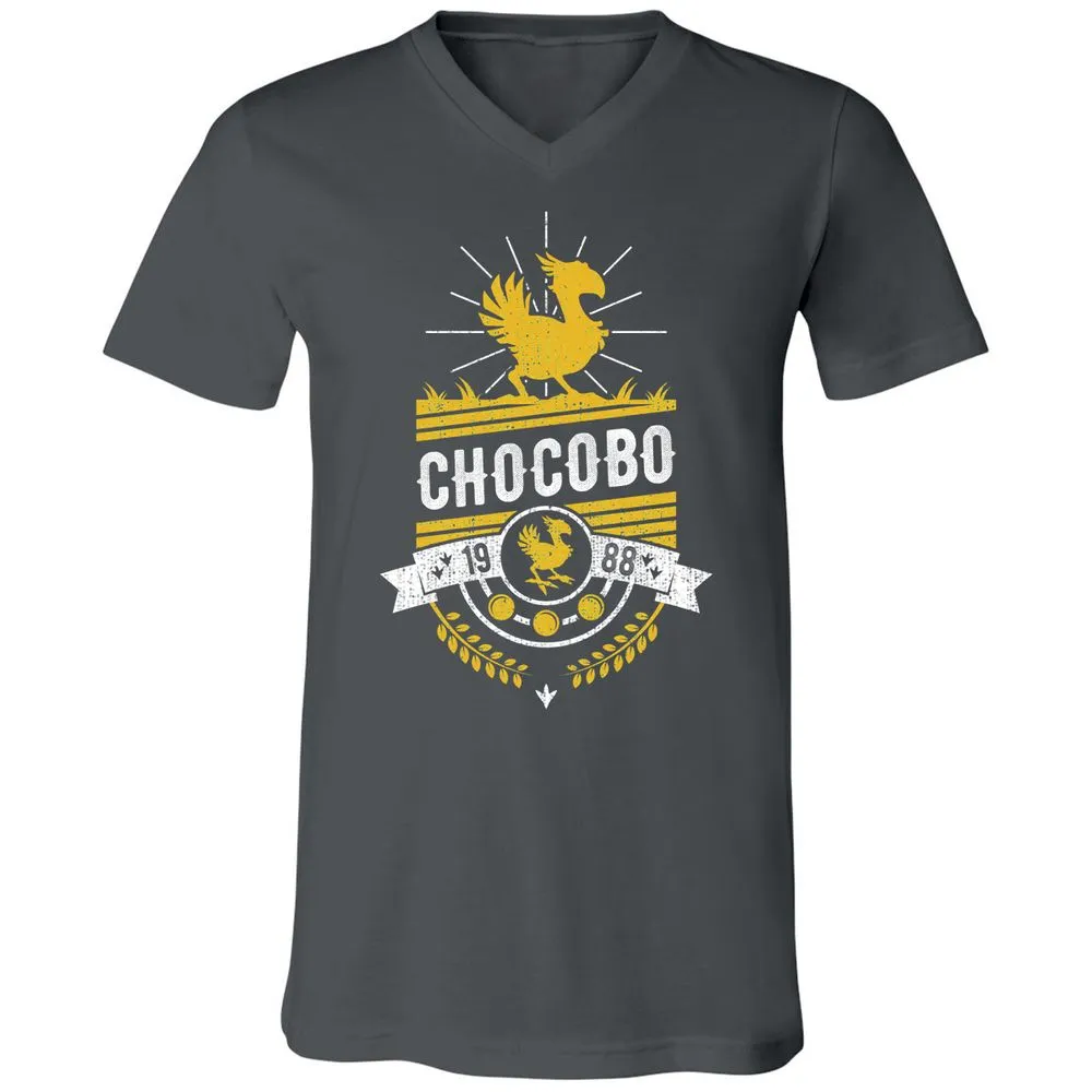 Unisex V-Neck T-Shirt - 16Q8U9QS - Asphalt - 12