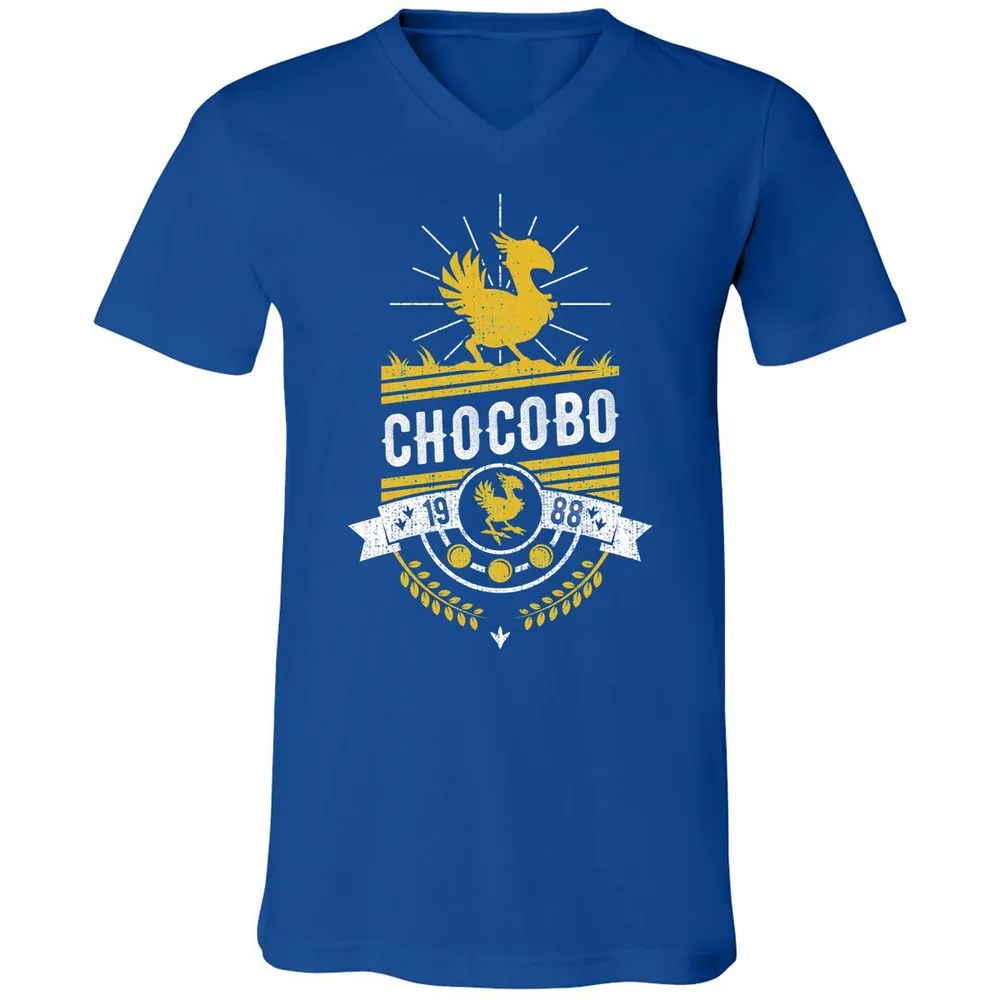 Unisex V-Neck T-Shirt - 16Q8U9QS - True Royal - 4