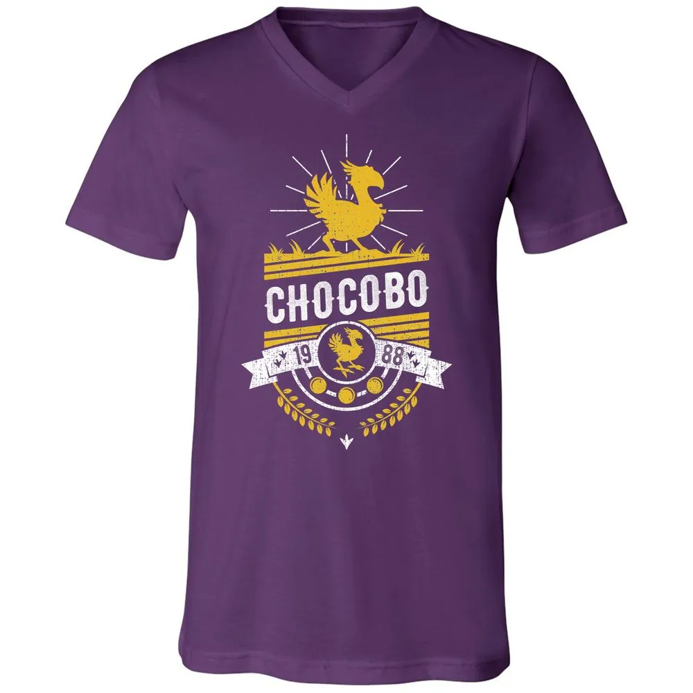 Unisex V-Neck T-Shirt - 16Q8U9QS - Team Purple - 9