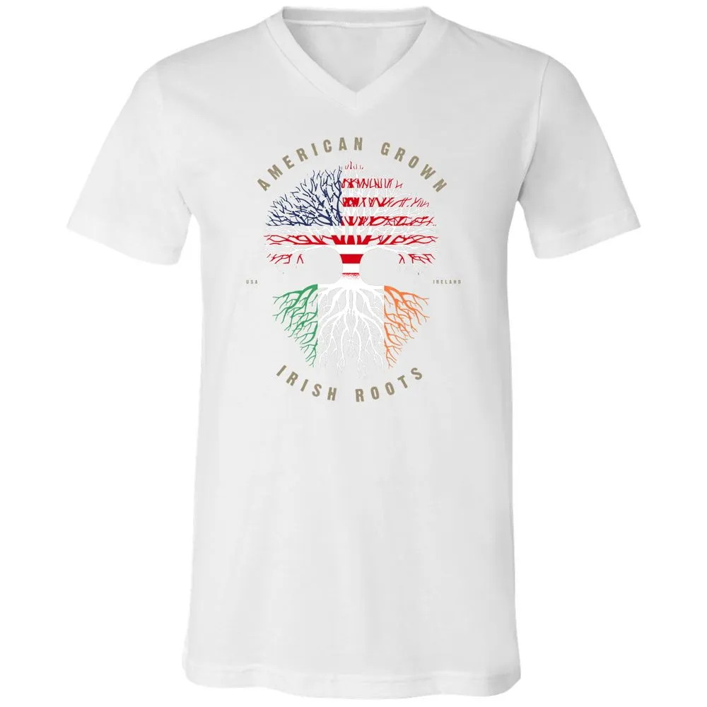 Unisex V-Neck T-Shirt - UKY3BYE8 - White - 5