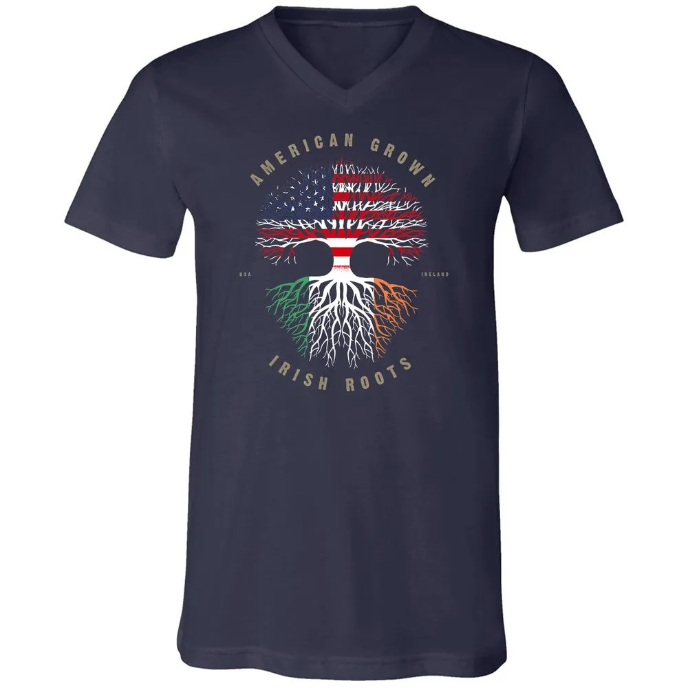 Unisex V-Neck T-Shirt - UKY3BYE8 - Navy - 2