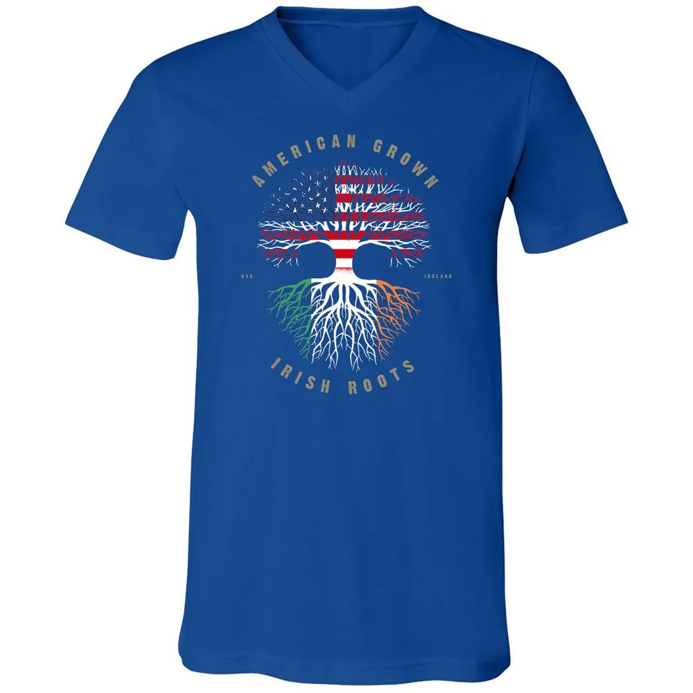 Unisex V-Neck T-Shirt - UKY3BYE8 - True Royal - 4