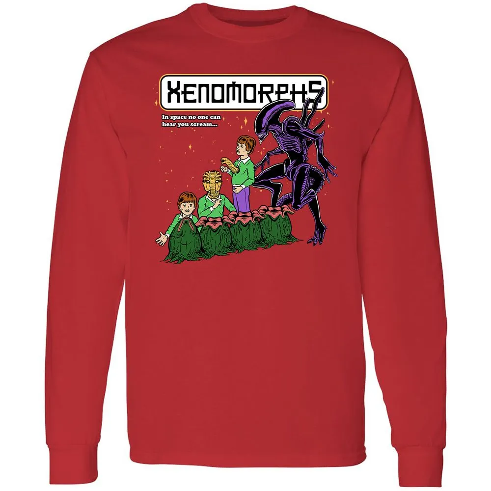 Long Sleeve T-Shirt - VRVXW8ZS - Red - 14