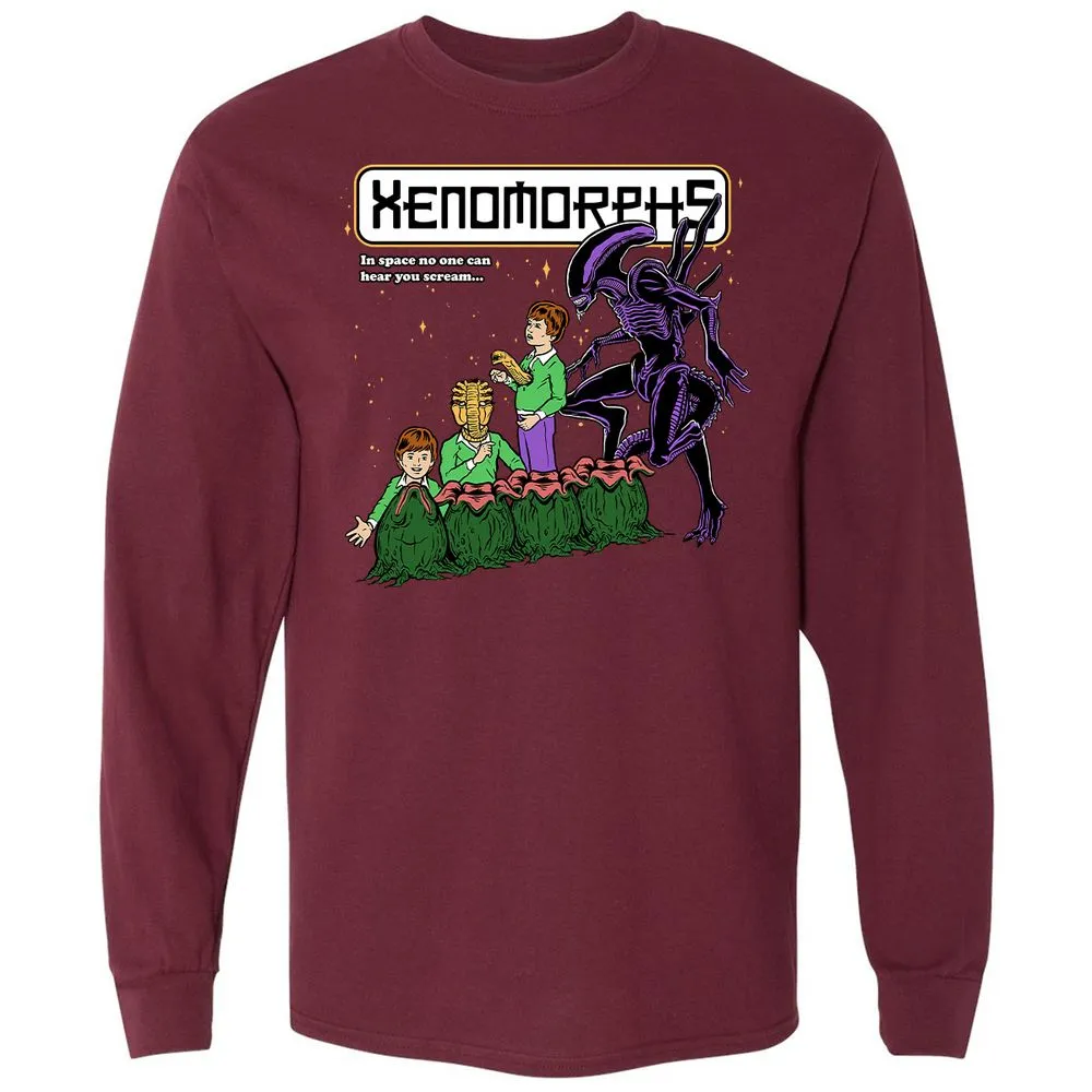 Long Sleeve T-Shirt - VRVXW8ZS - Maroon - 11