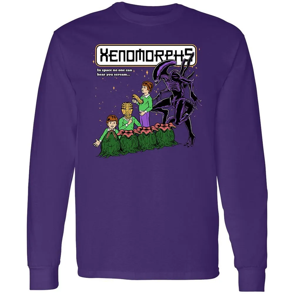 Long Sleeve T-Shirt - VRVXW8ZS - Purple - 13