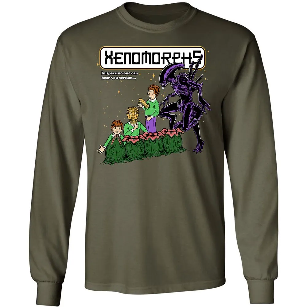 Long Sleeve T-Shirt - VRVXW8ZS - Military Green - 16