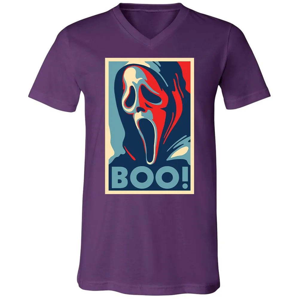 Unisex V-Neck T-Shirt - YQVFYHBH - Team Purple - 9