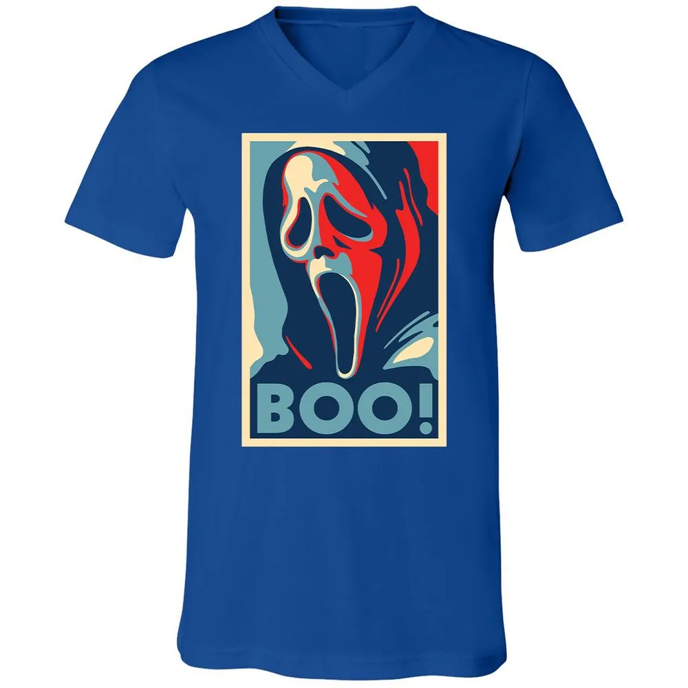 Unisex V-Neck T-Shirt - YQVFYHBH - True Royal - 4