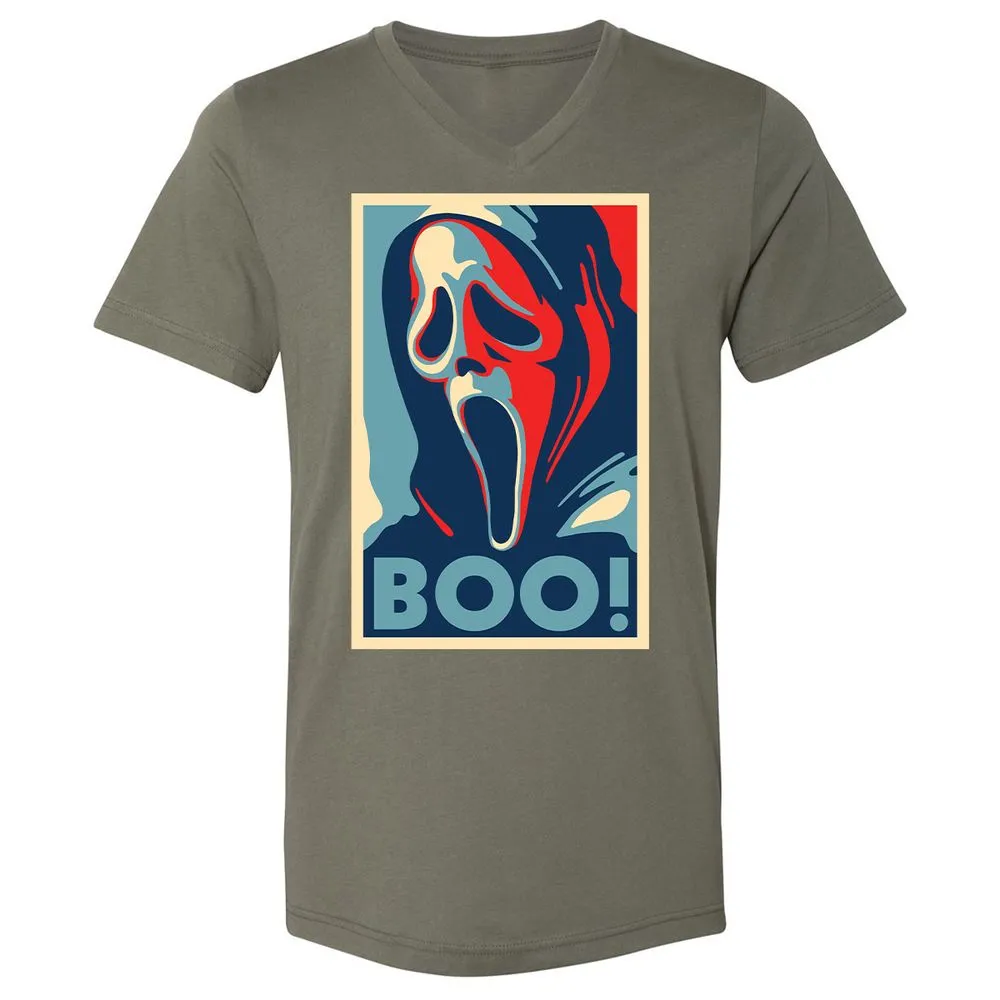 Unisex V-Neck T-Shirt - YQVFYHBH - Military Green - 10