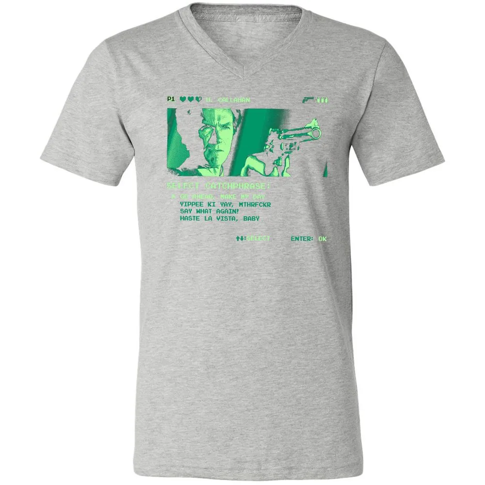 Unisex V-Neck T-Shirt - Z3Z1UNWH - Athletic Heather - 7