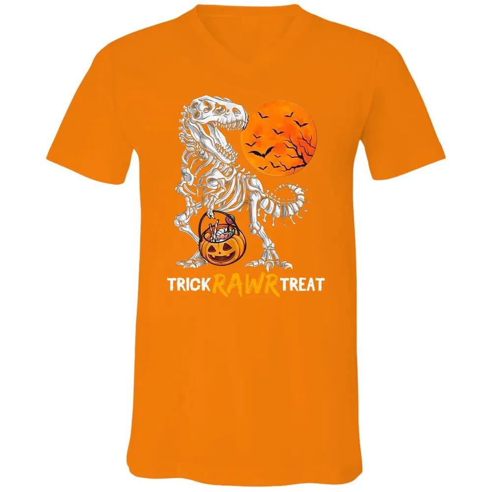 Unisex V-Neck T-Shirt - TMWDPDC1 - Orange - 11