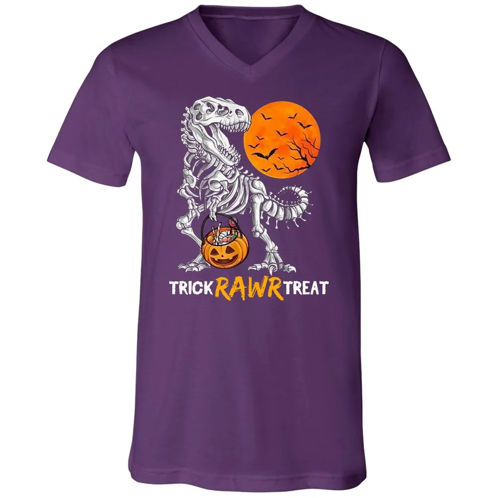 Unisex V-Neck T-Shirt - TMWDPDC1 - Team Purple - 9