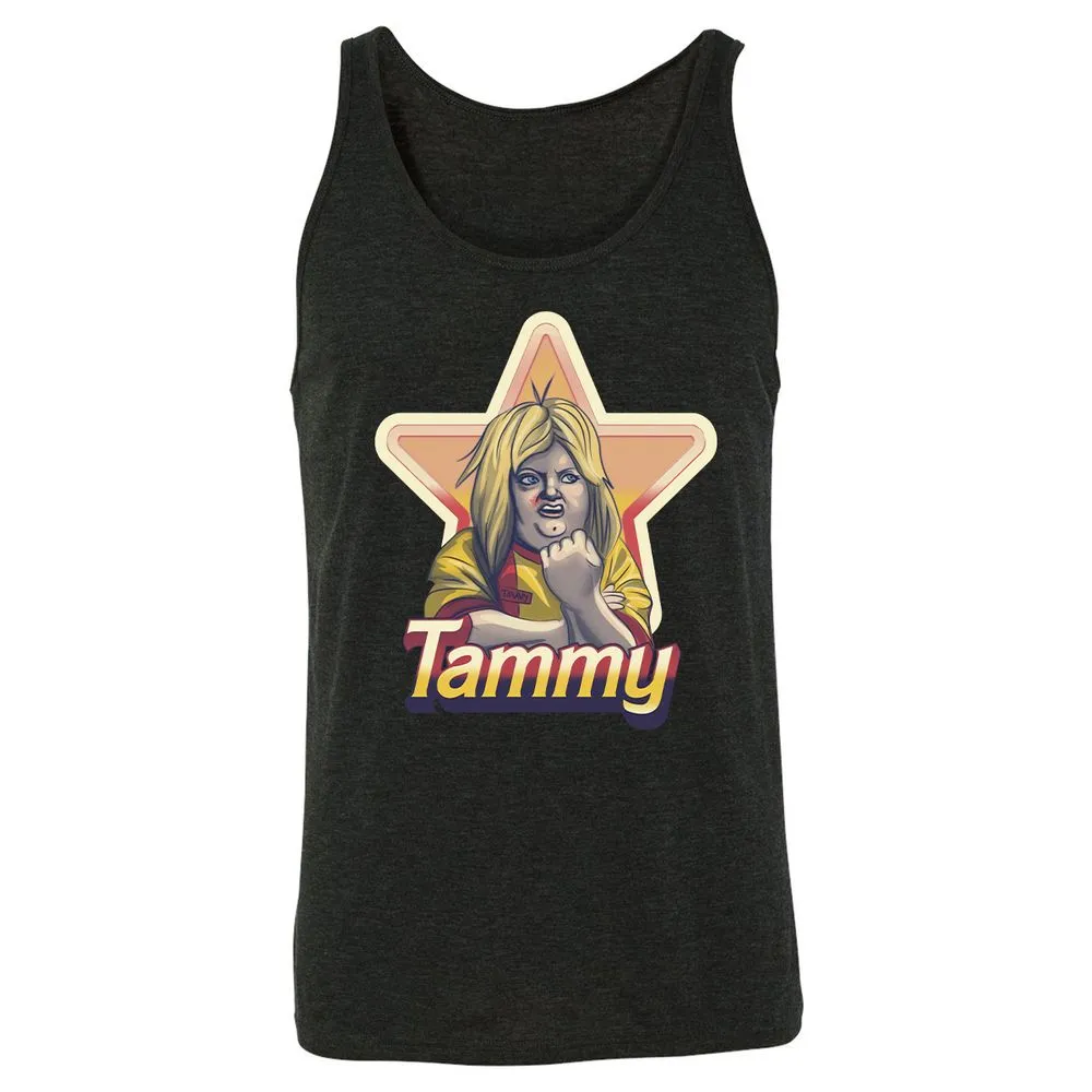 Unisex Jersey Tank - HNQBWWBZ - Charcoal Black Triblend - 5