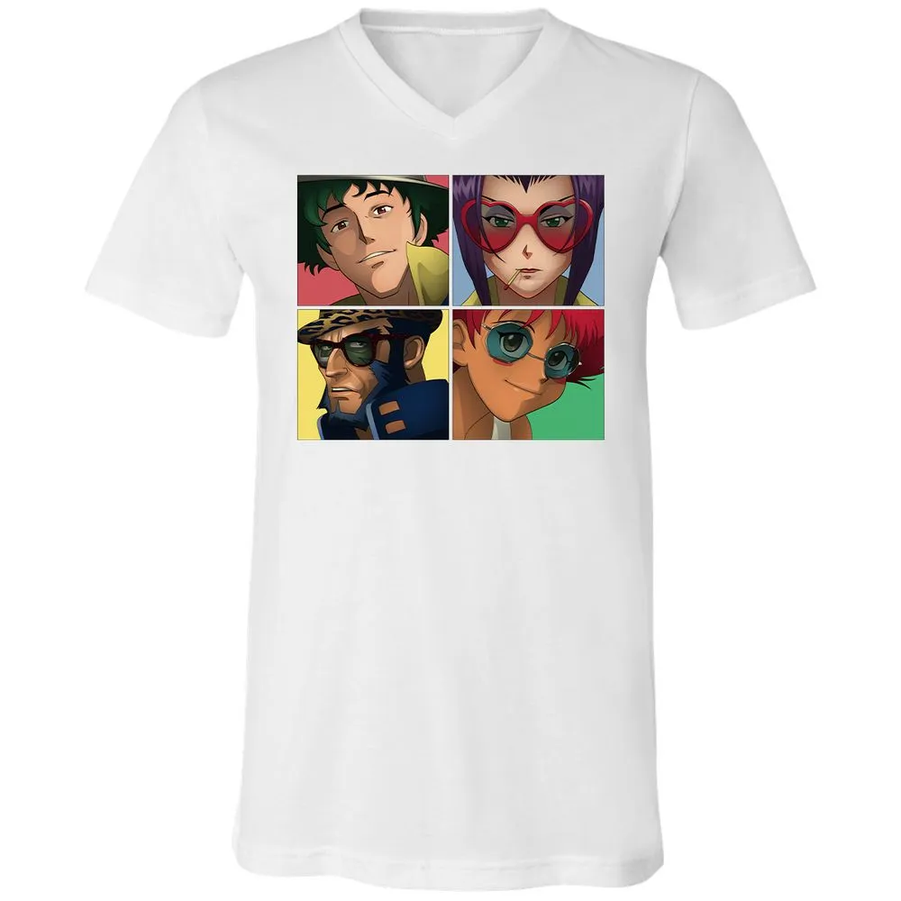 Unisex V-Neck T-Shirt - JGVQJMP5 - White - 5