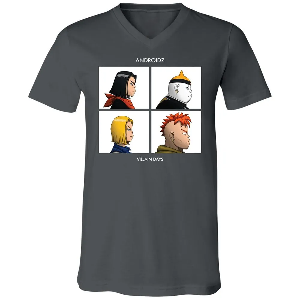 Unisex V-Neck T-Shirt - GBCZP2N6 - Asphalt - 12
