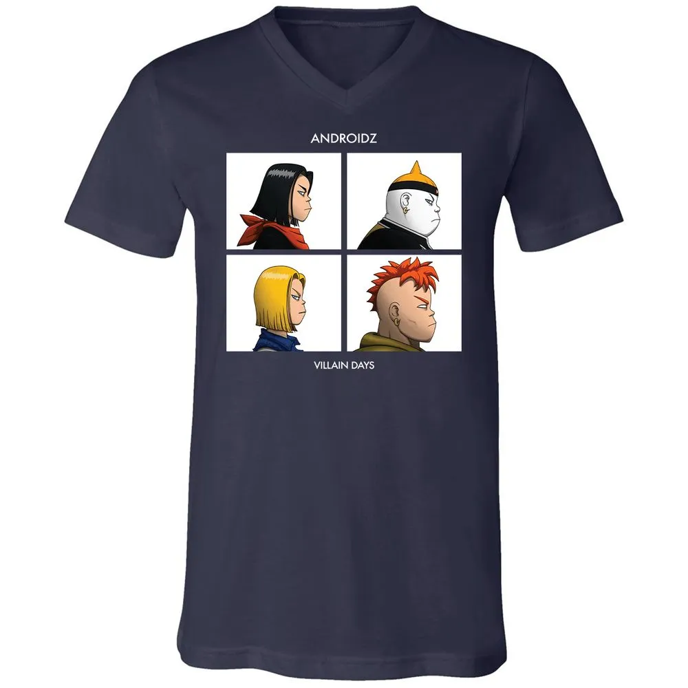 Unisex V-Neck T-Shirt - GBCZP2N6 - Navy - 2
