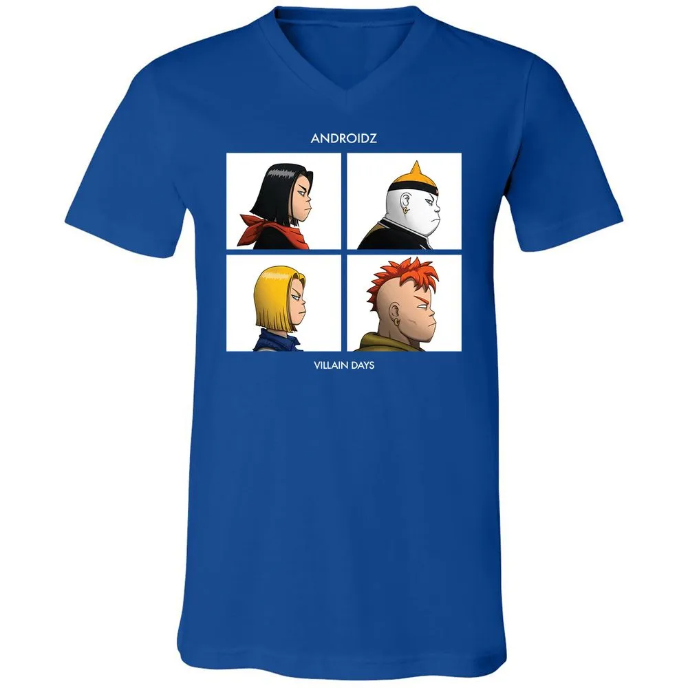 Unisex V-Neck T-Shirt - GBCZP2N6 - True Royal - 4