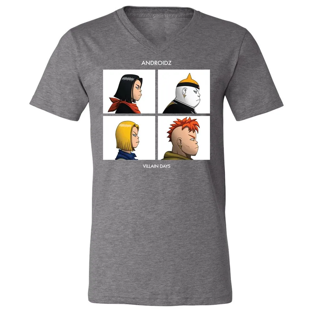 Unisex V-Neck T-Shirt - GBCZP2N6 - Deep Heather - 13