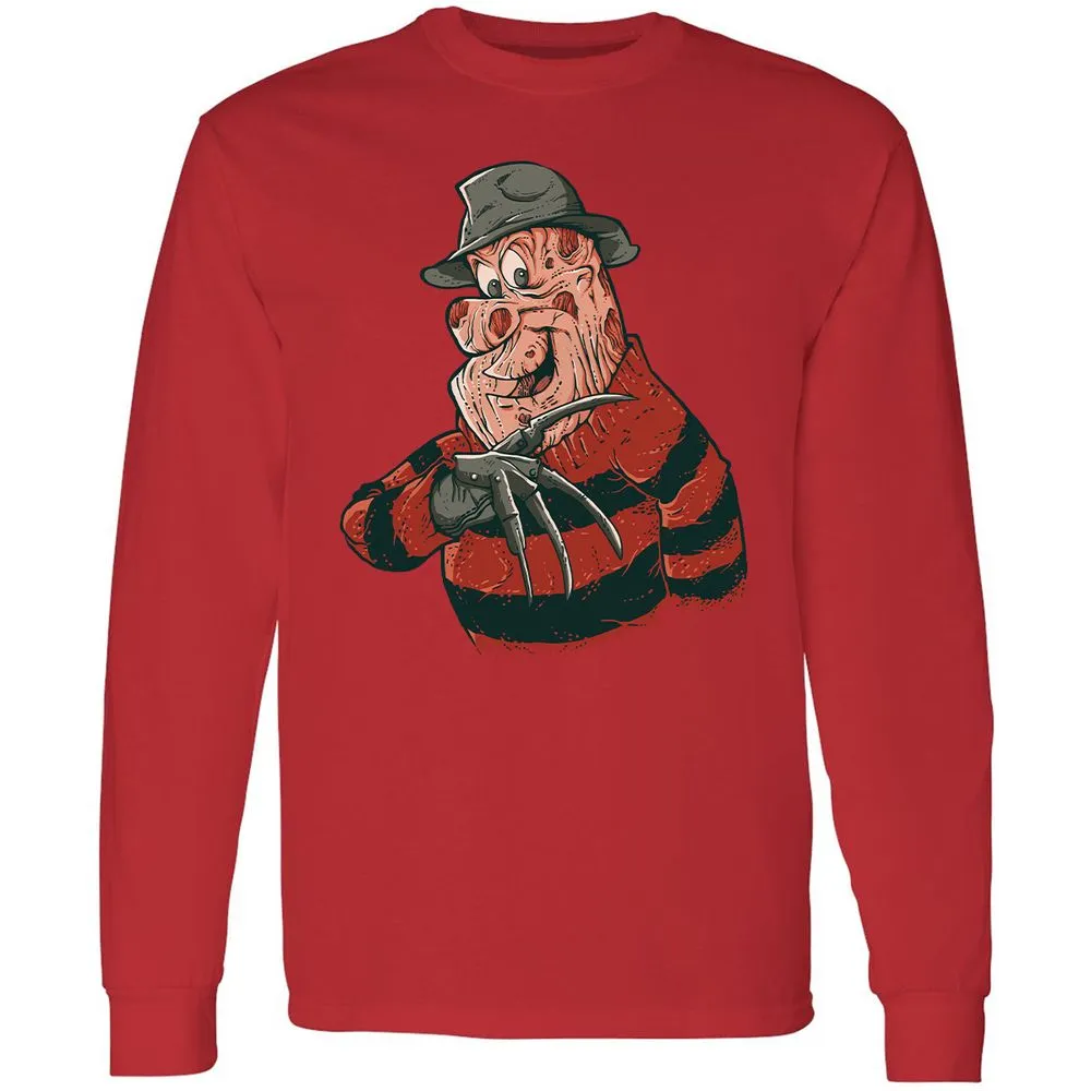Long Sleeve T-Shirt - 7NJN6WY3 - Red - 14