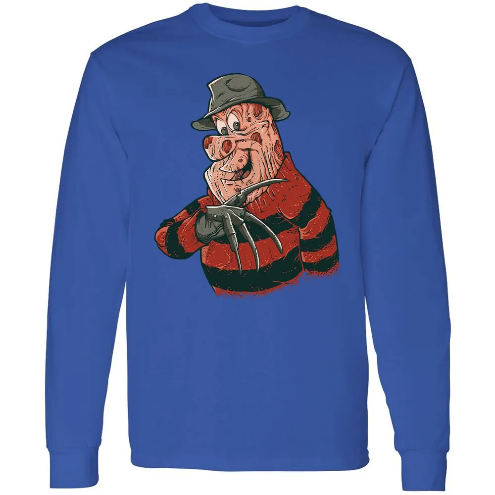 Long Sleeve T-Shirt - 7NJN6WY3 - Royal - 8