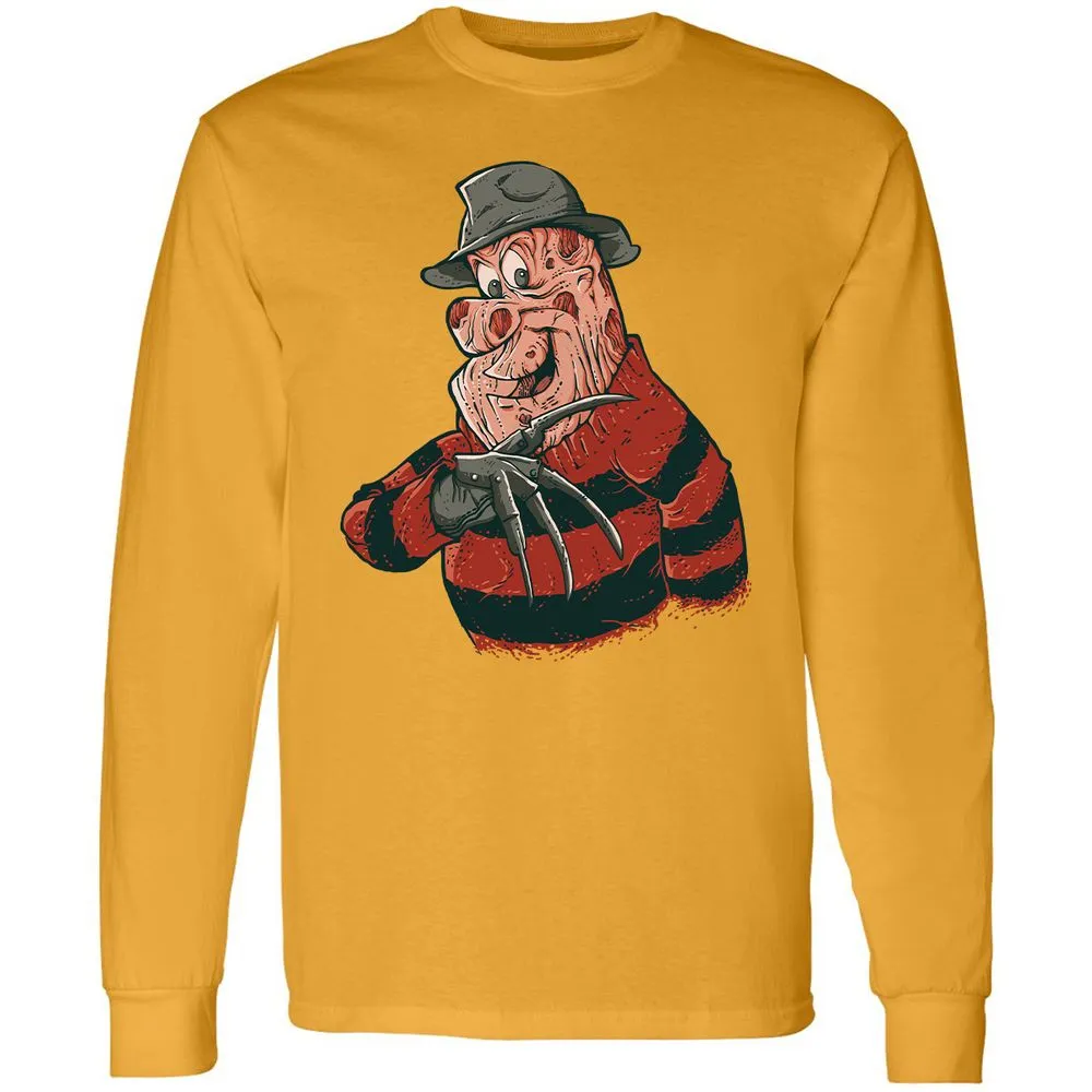 Long Sleeve T-Shirt - 7NJN6WY3 - Gold - 9