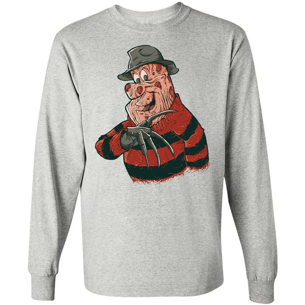 Long Sleeve T-Shirt - 7NJN6WY3 - Ash - 7