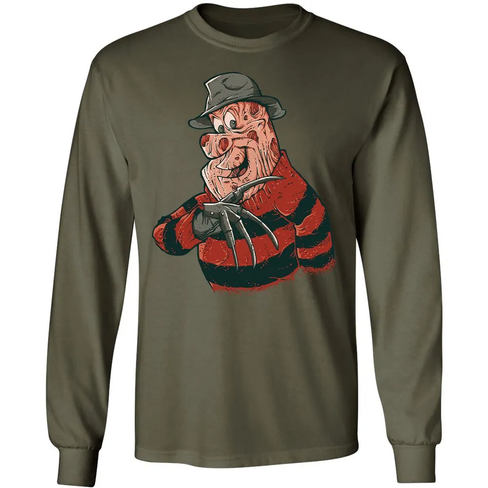 Long Sleeve T-Shirt - 7NJN6WY3 - Military Green - 16