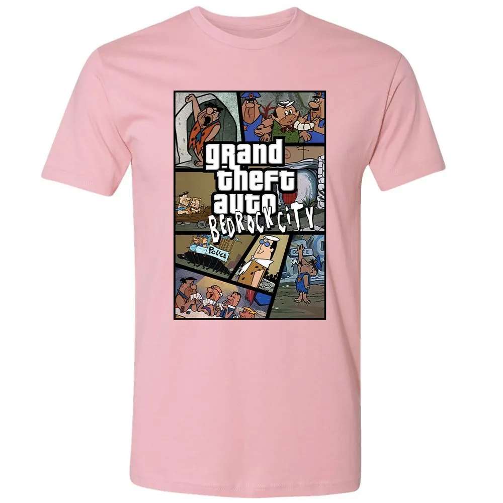 Premium Unisex T-Shirt - Black - Light Pink - 3