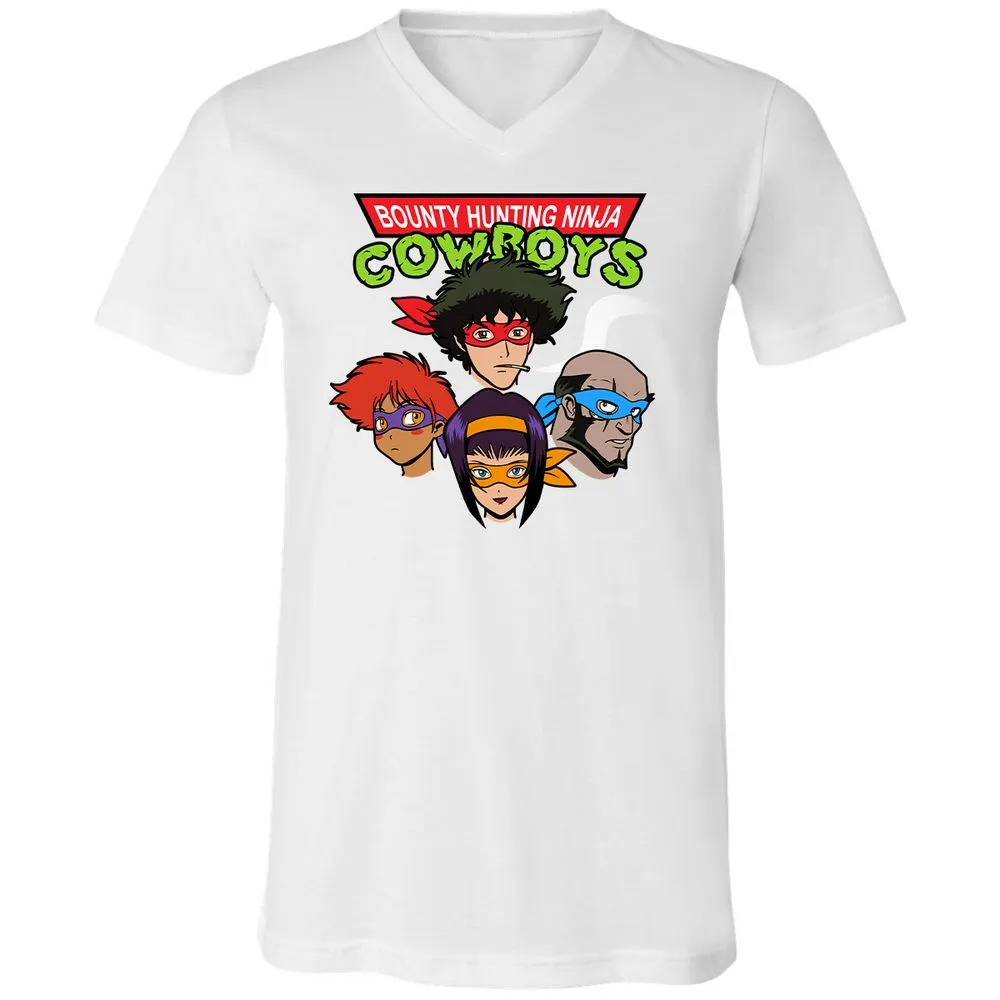 Unisex V-Neck T-Shirt - FNJLQGTT - White - 5