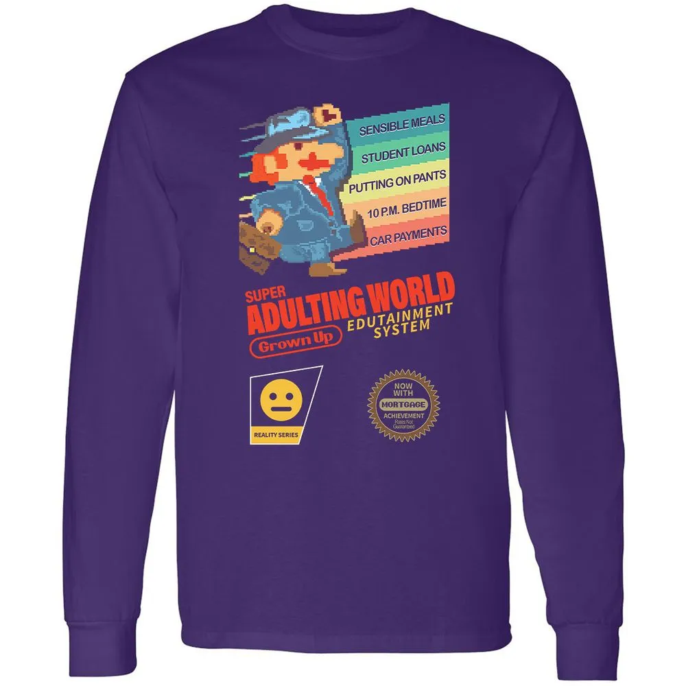Long Sleeve T-Shirt - V1ZEH5SD - Purple - 13