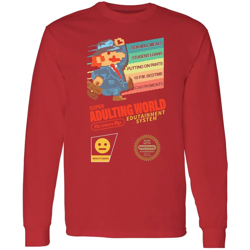 Long Sleeve T-Shirt - V1ZEH5SD - Red - 14