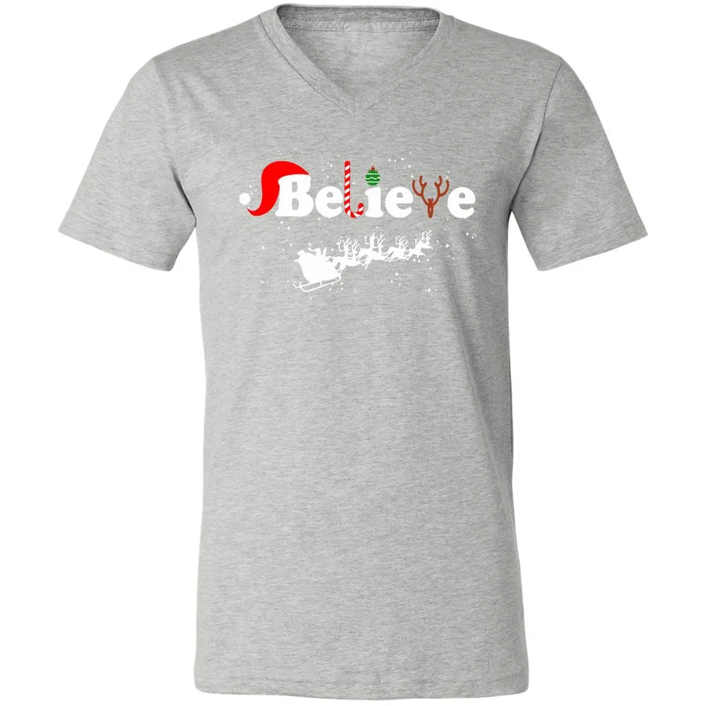 Unisex V-Neck T-Shirt - A1RGGHSU - Athletic Heather - 7