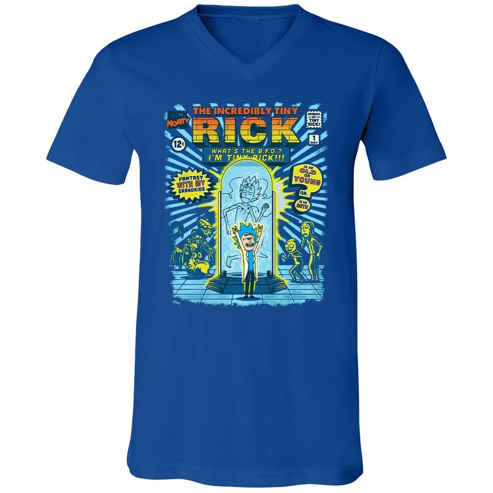 Unisex V-Neck T-Shirt - 9L8N3ESZ - True Royal - 4