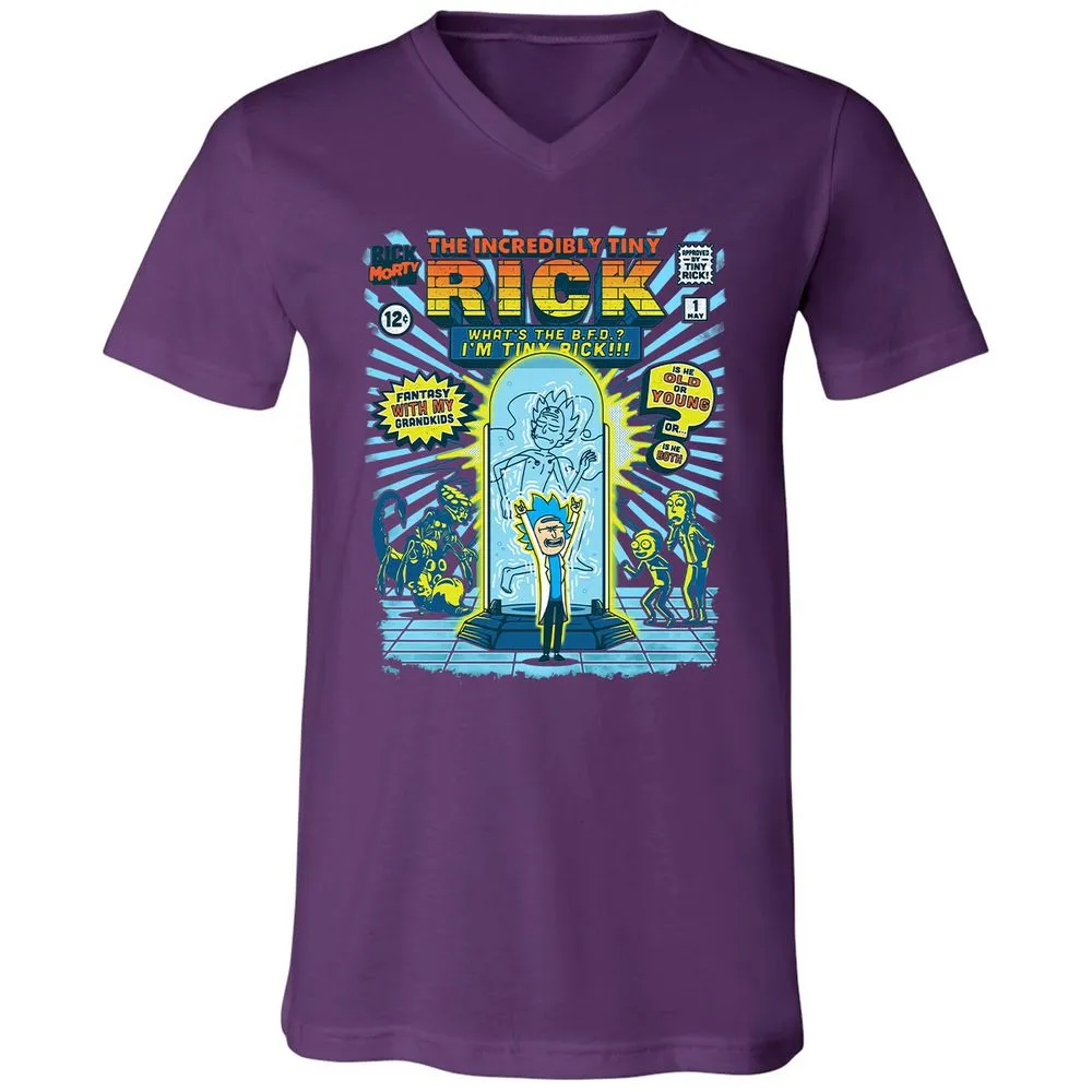 Unisex V-Neck T-Shirt - 9L8N3ESZ - Team Purple - 9