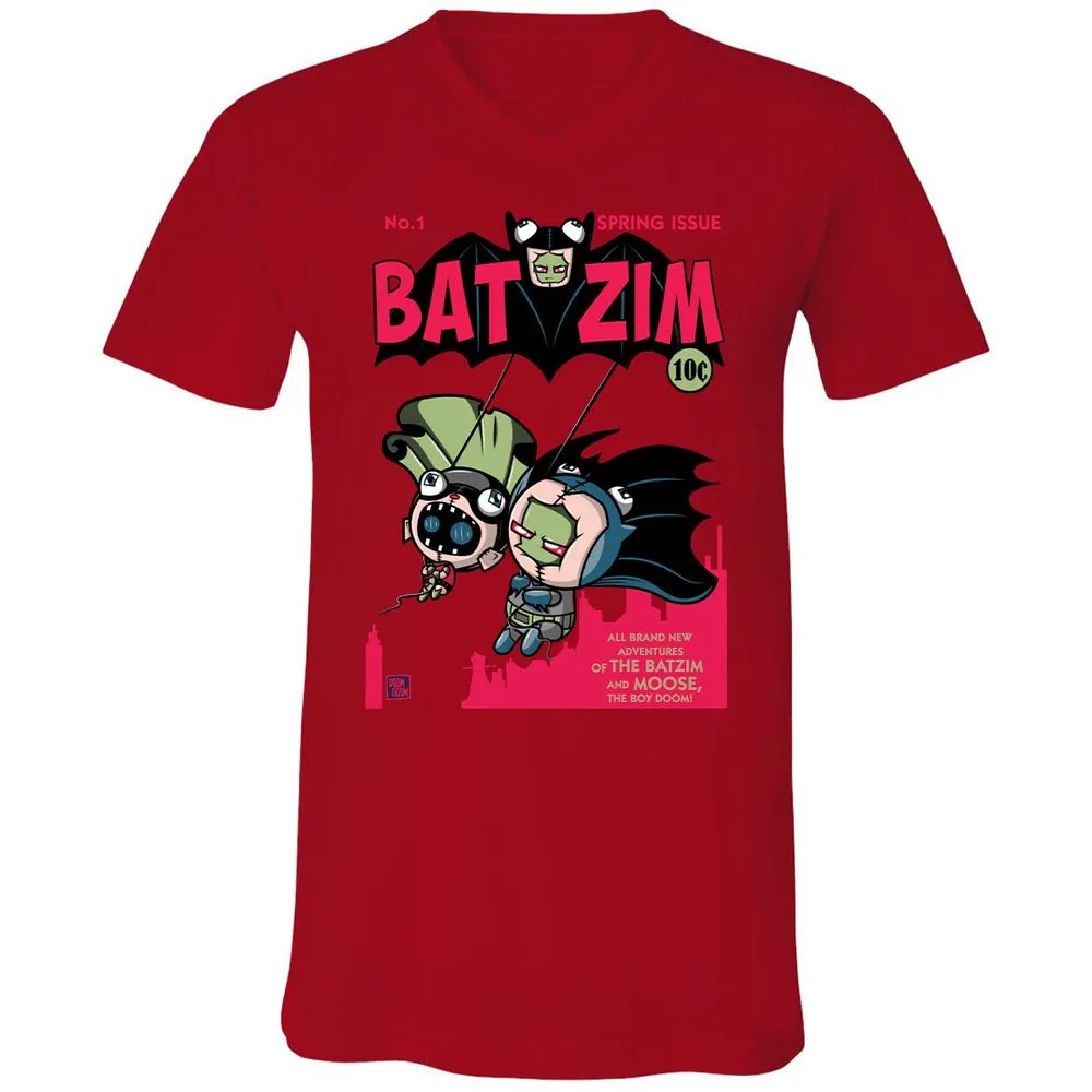 Unisex V-Neck T-Shirt - 1W3BT54W - Red - 3
