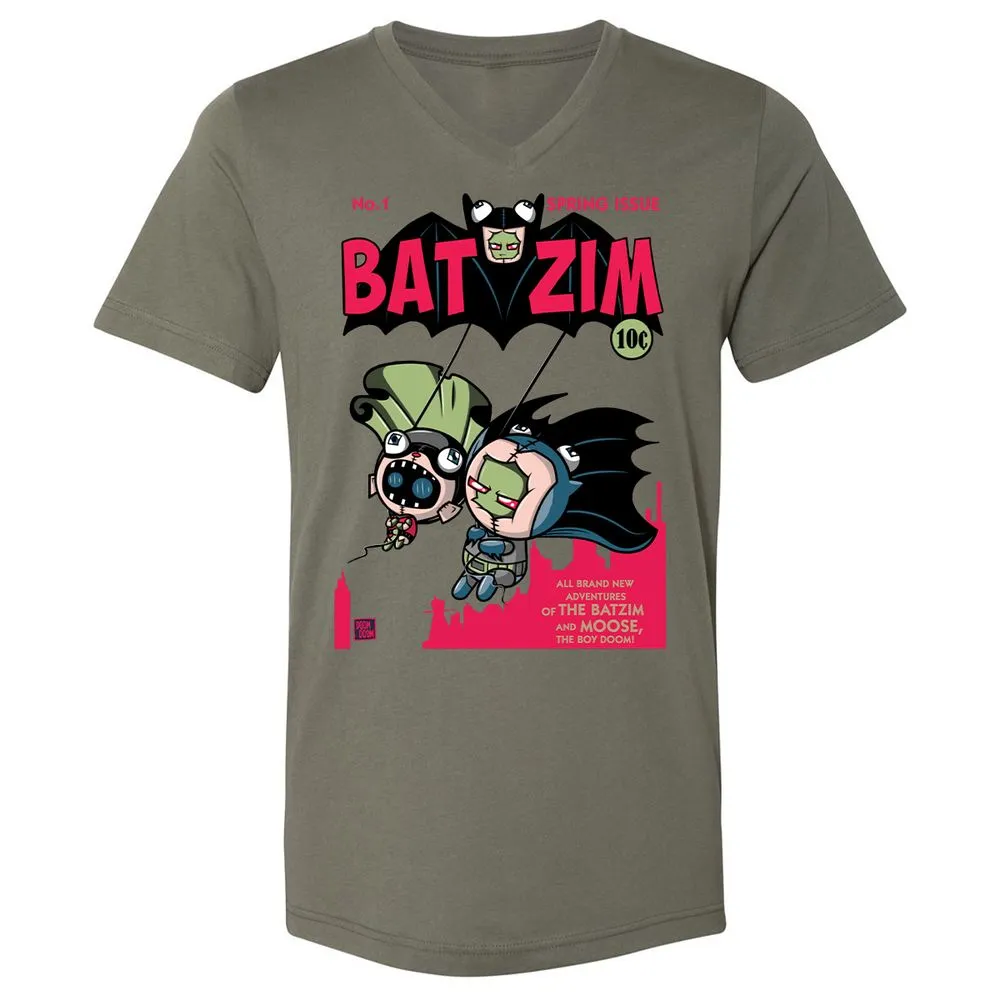 Unisex V-Neck T-Shirt - 1W3BT54W - Military Green - 10
