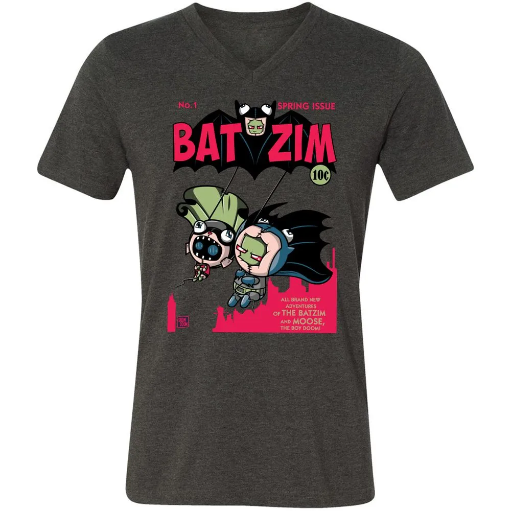 Unisex V-Neck T-Shirt - 1W3BT54W - Dark Grey Heather - 8